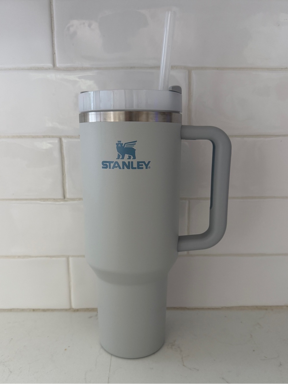Stanley Insulated Travel Mug with Handle - Light Blue, 40 oz